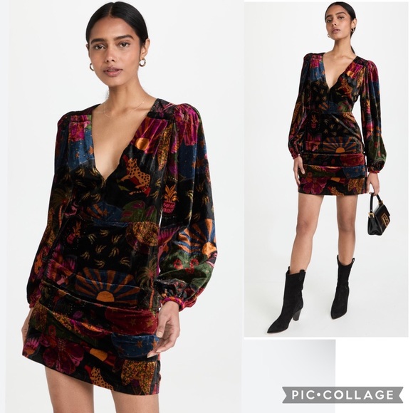Anthropologie Dresses & Skirts - NWT Farm Rio Anthropologie Mini Crazy Mix Dress